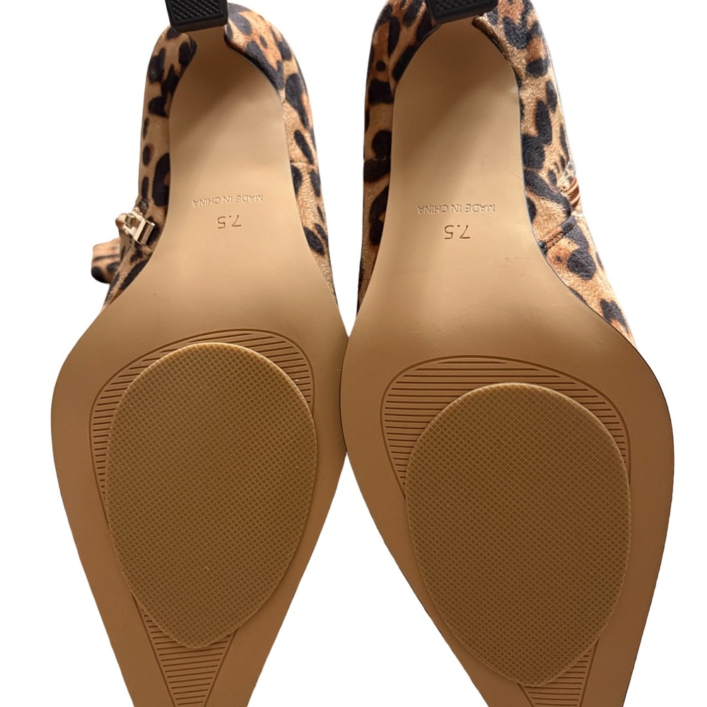 Leopard Print Women's Booties